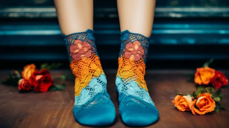 Вязанные носки