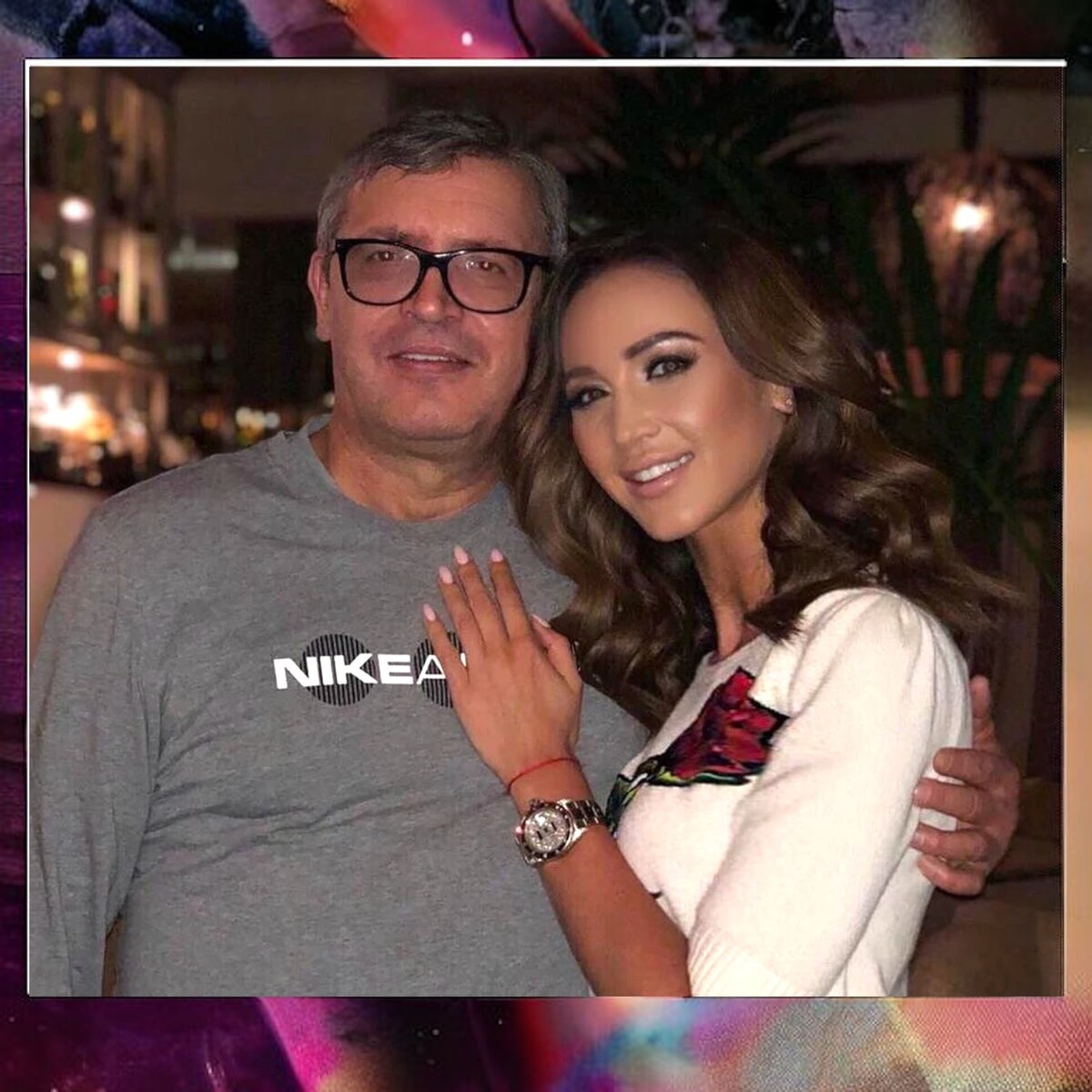 фото Ольги Бузовой с ее отцом, фото из соц. сетей Звезды