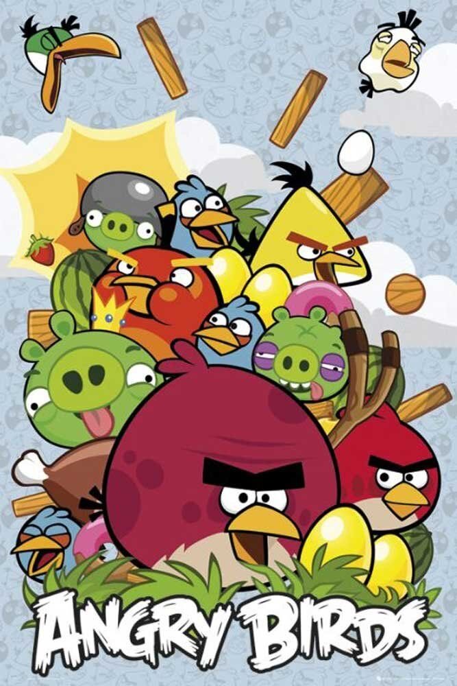 Картина angry birds