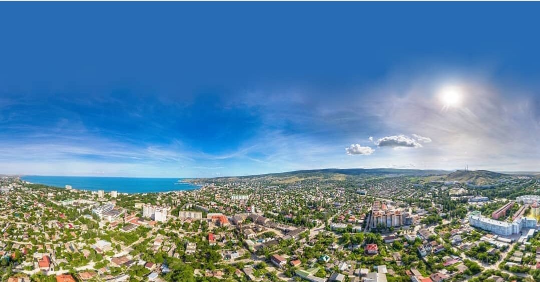 Феодосия панорамный вид.