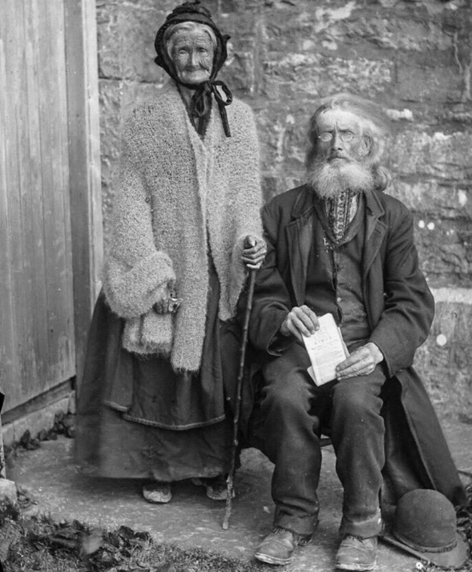 Мать и сын, Ирландия, 1890 год