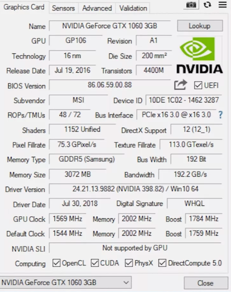 Gtx 10 clearance 60