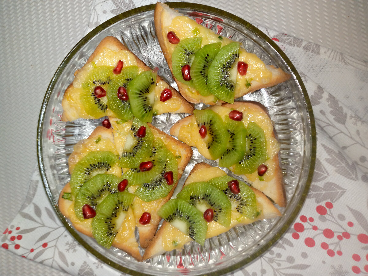 готовые бутерброды с киви