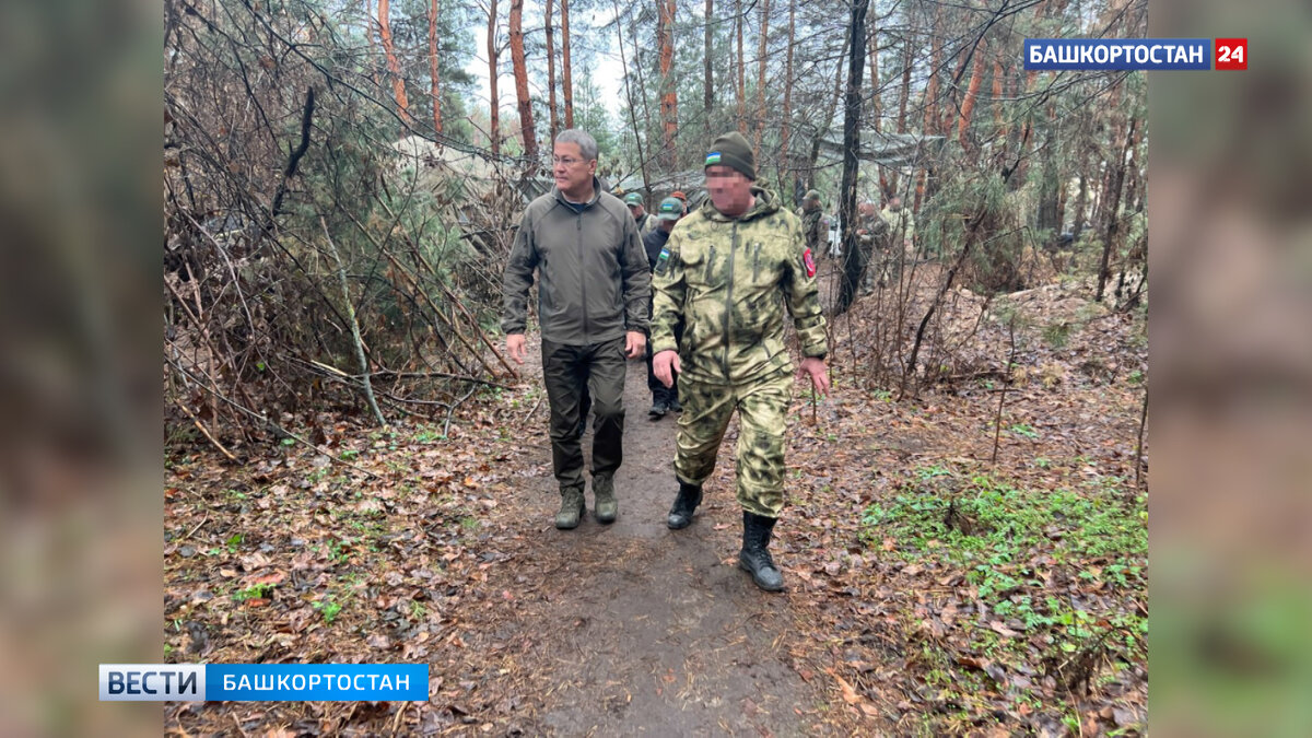    Радий Хабиров навестил бойцов из полка "Башкортостан" в зоне СВО