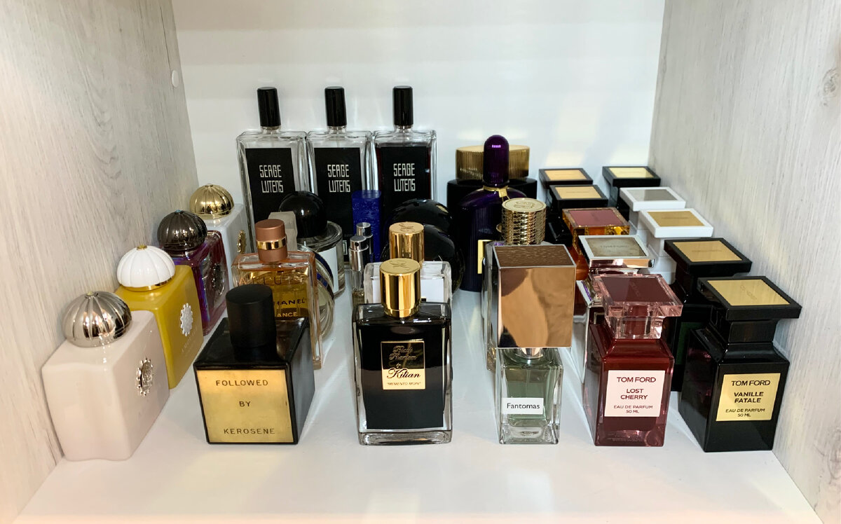 Первая полка моего парфюмерного шкафа