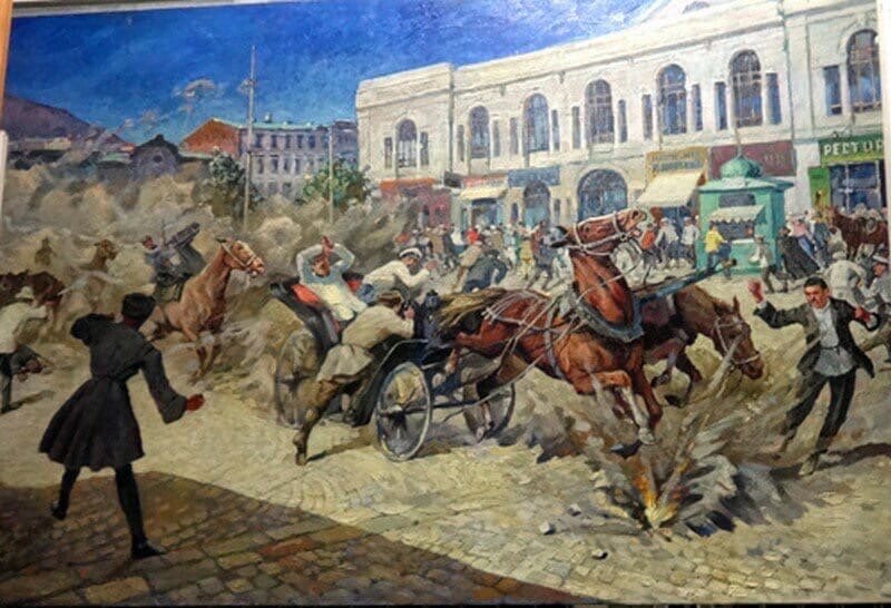 Ограбление в Тифлисе. Фото из открытых источников