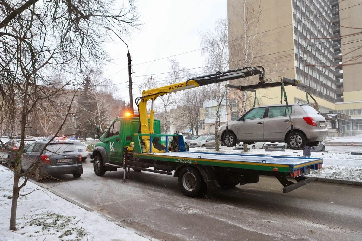    В Курске за неделю муниципальный эвакуатор доставил на штрафстоянку 14 машин