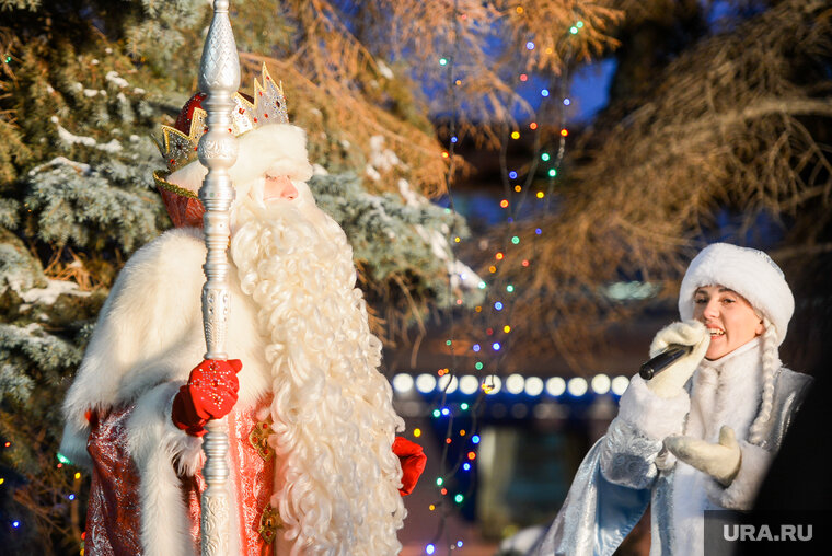    Коммунист из ХМАО нарядился в костюм Деда Мороза, чтобы пикетировать мэрию (архивное фото)