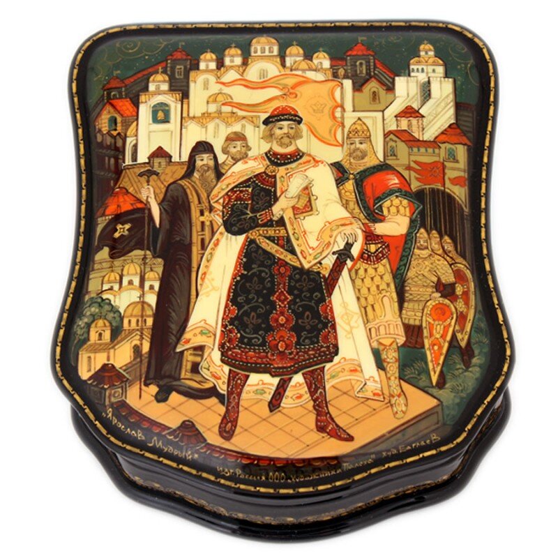 Ярослав Мудрый.Худ.Берсаев Палех 2005г