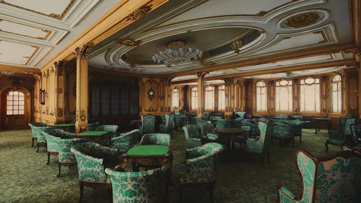 "Титаник"- Гостиная.