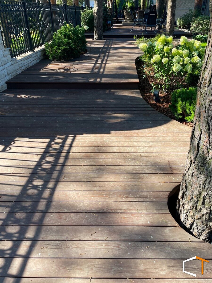 Как построить красивую террасу на неровном участке? | СОЗДАЙ-ТЕРРАСУ ...