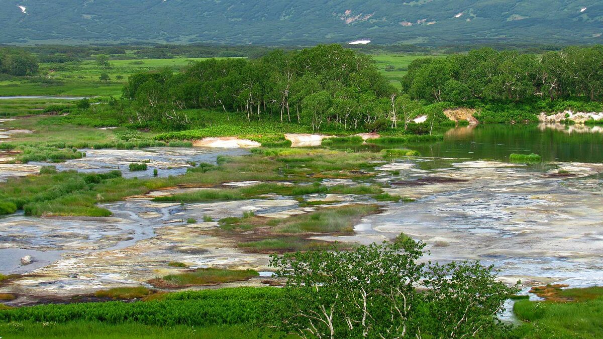 Шикарные виды кальдеры вулкана Узон в Кроноцком заповеднике