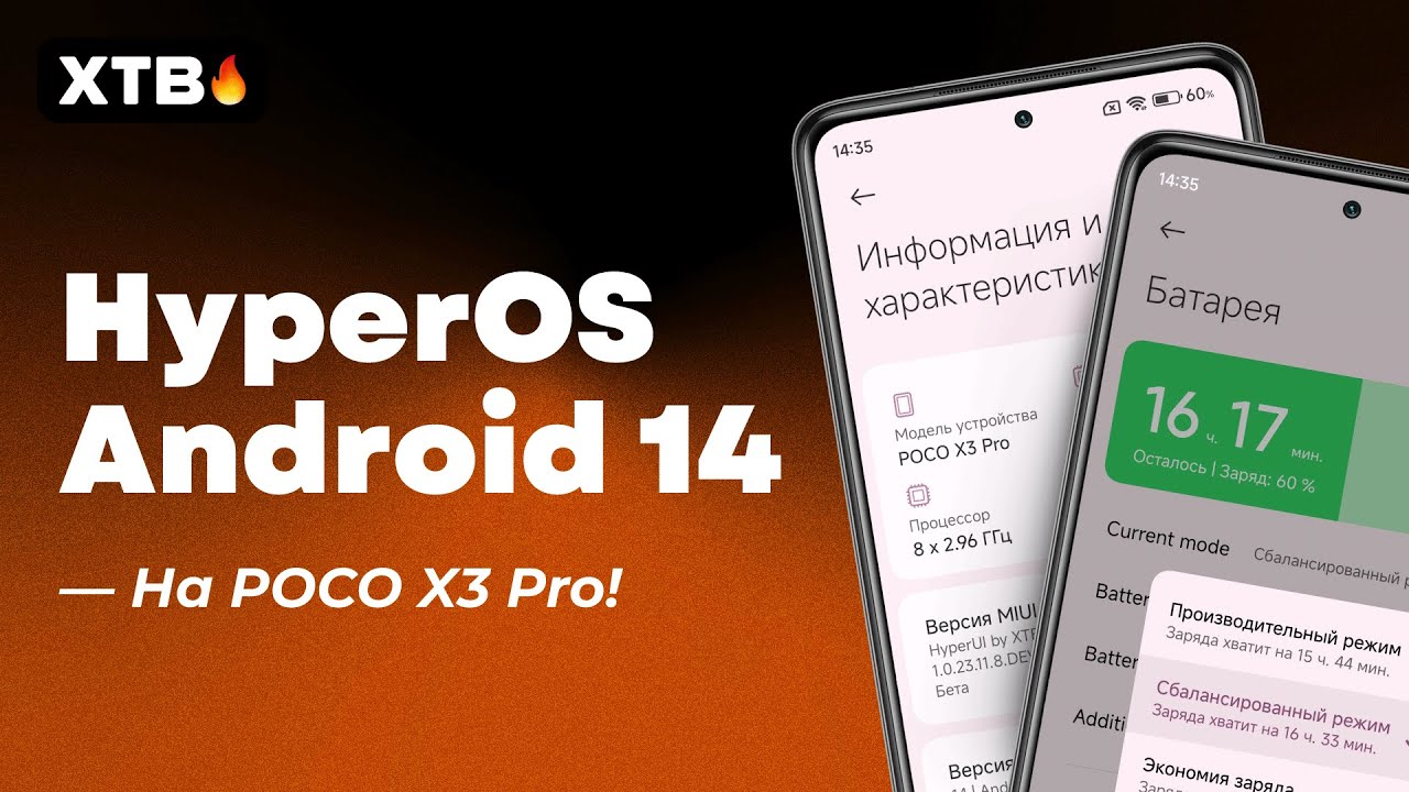 🚀 ПОСТАВИЛ HyperOS с Android 14 на POCO X3 Pro - А ОН ЕЩЕ МОЖЕТ!