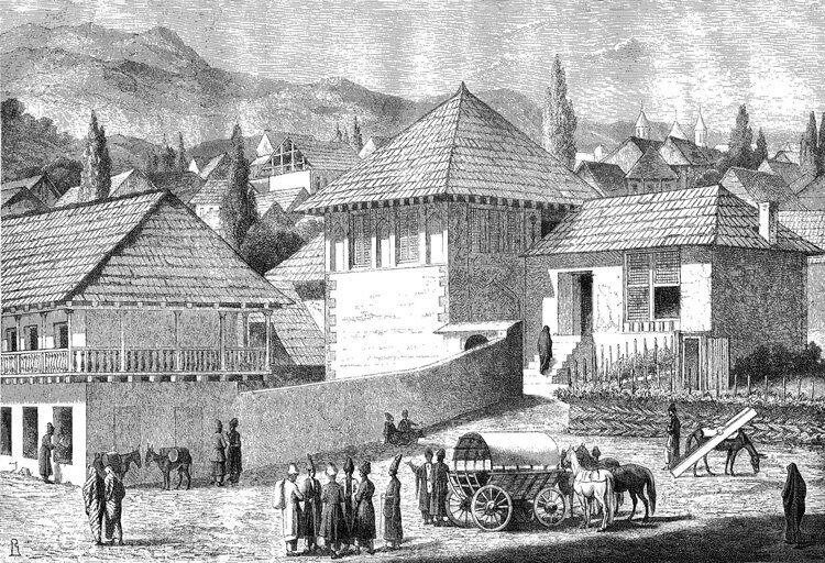 Вид Шуши. 1865 г.