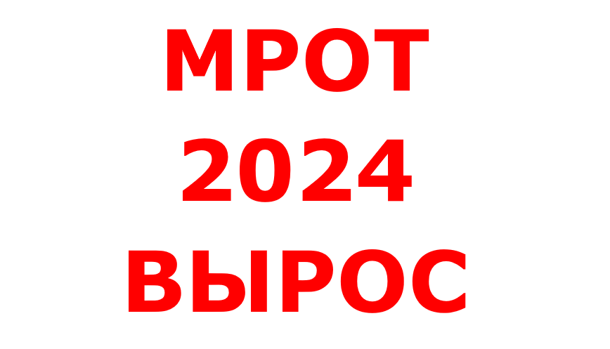 С 1 января 2024 года МРОТ в России будет составлять 19 242 рубля.