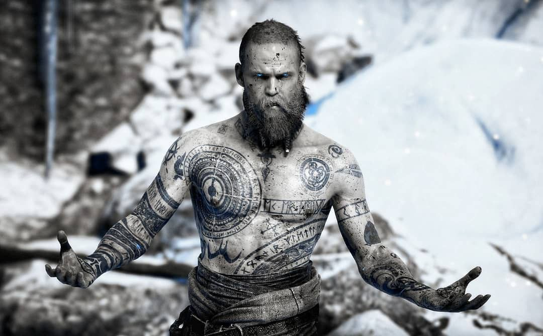 Бальдр из компьютерной игры "God of War". 