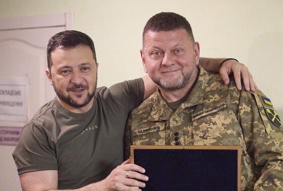    Владимир Зеленский и Валерий Залужный