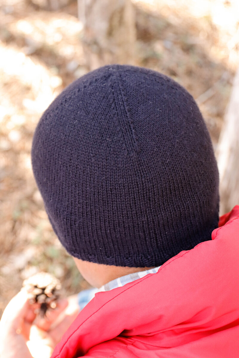 Фото мое.  Макушка шапки.