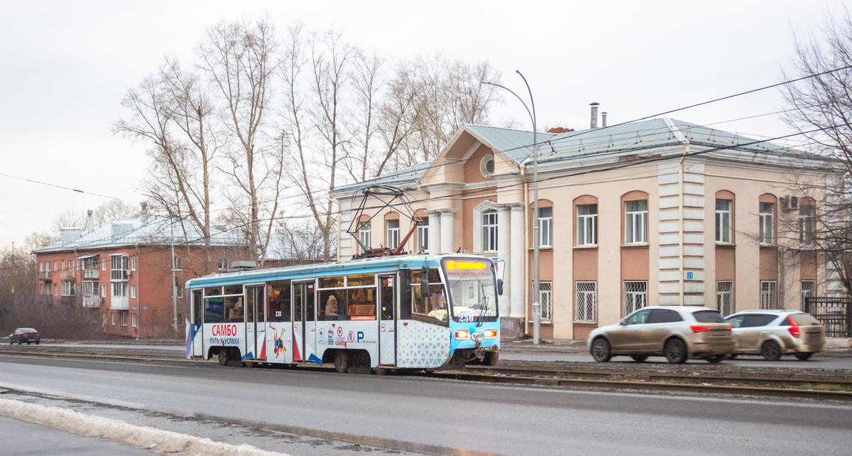 Самыми "новыми" кемеровскими трамваями являются вагоны 71-619А, поступившие их Москвы в 2019 году, фото с сайта https://transphoto.org/photo/1861209/?vid=40572, автор dmitrymax 
