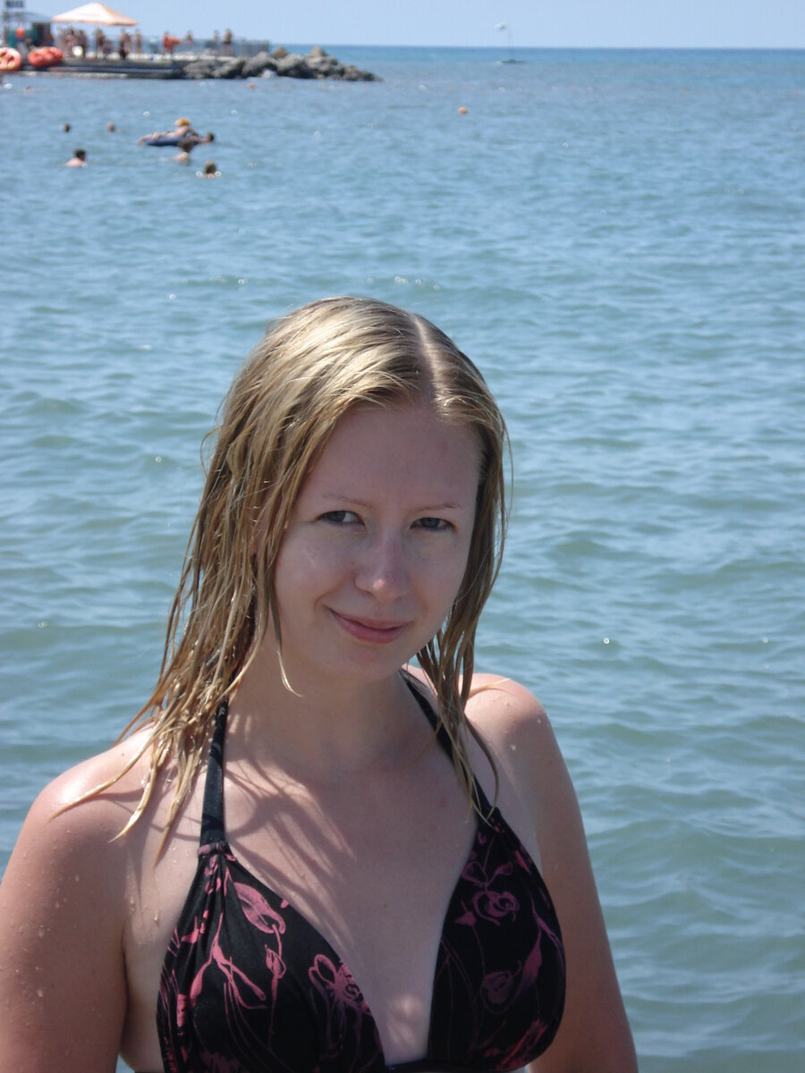 2009 год. Я впервые на Чёрном море.