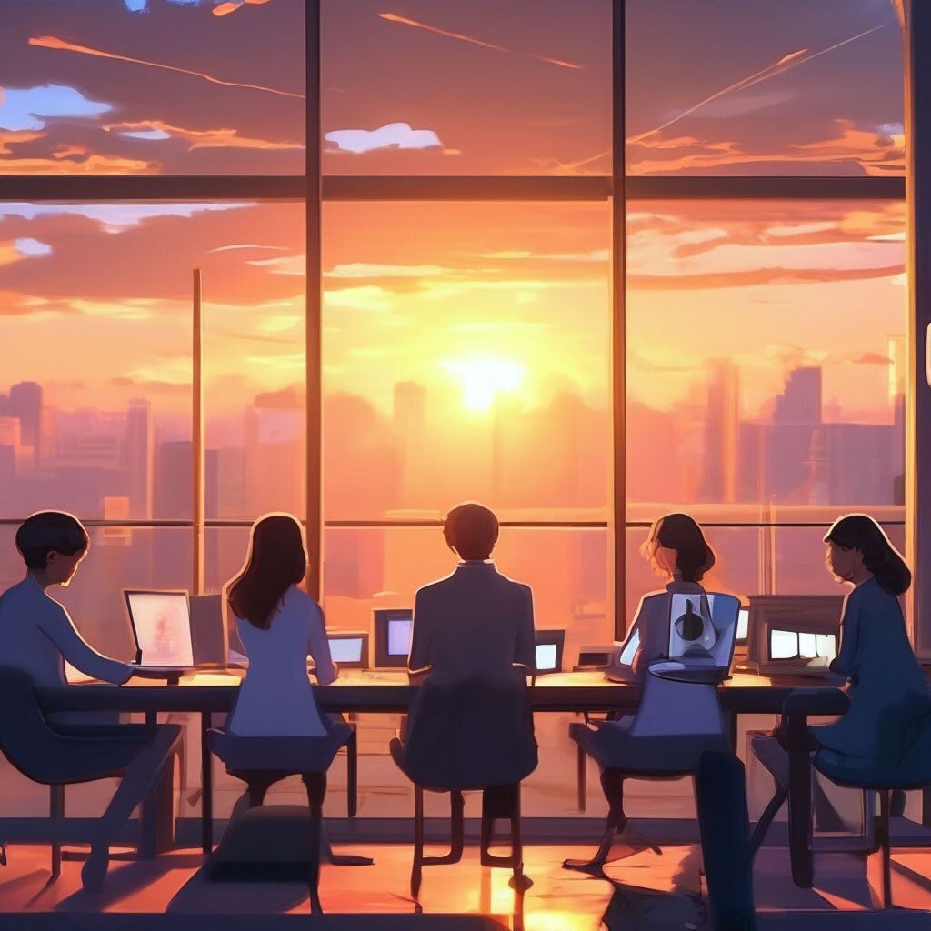 А так работу над кейсами видит нейросеть (не очень похоже)