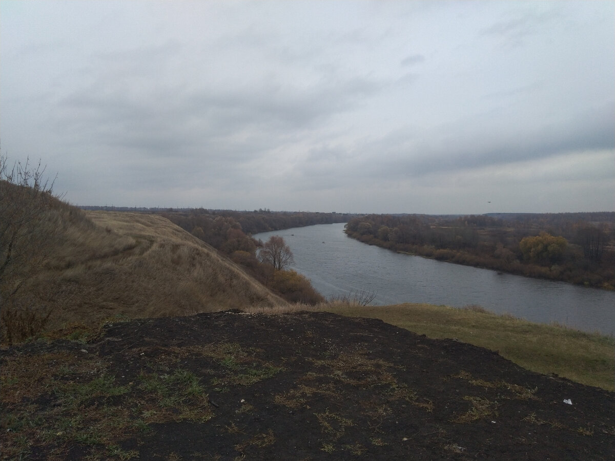 Высокий берег реки Цна