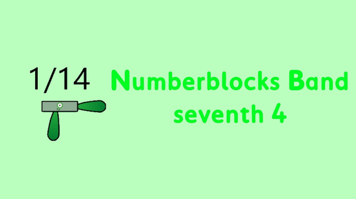 Numberblocks Band seventh 4 + BONUS (NEW BACKGROUND)