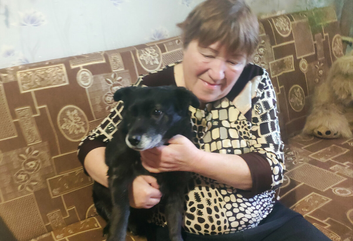 Хозяйка и любимица.