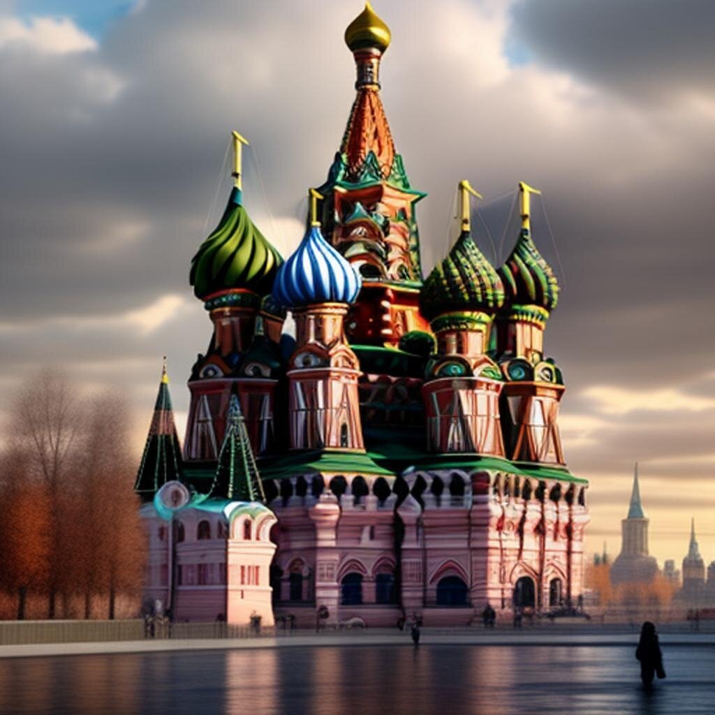 Так выглядит Москва, по мнению нейросети.