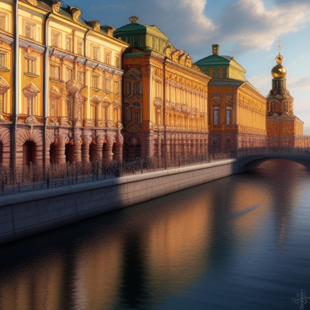 Так выглядит Санкт-Петербург, по мнению нейросети.