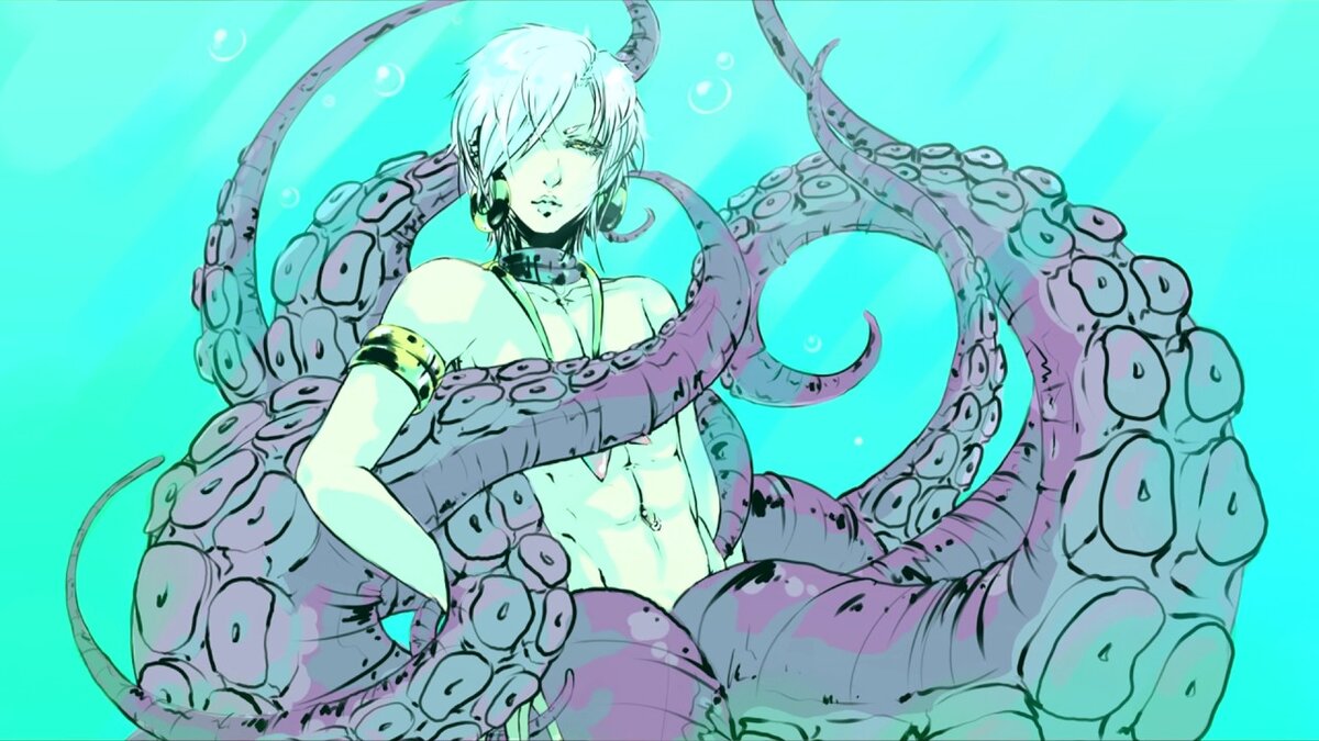 парень-кальмар