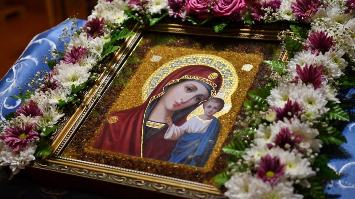    Казанскую относят к иконографическому типу «Одигитрия». Фото: kst-eparhiya.kz