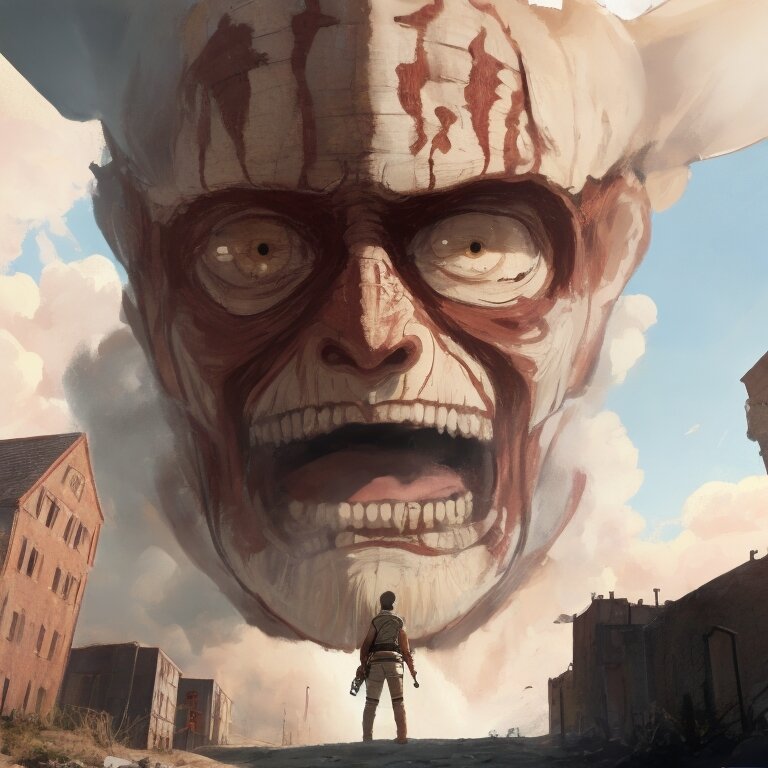 кадр из фильма "Атака титанов".