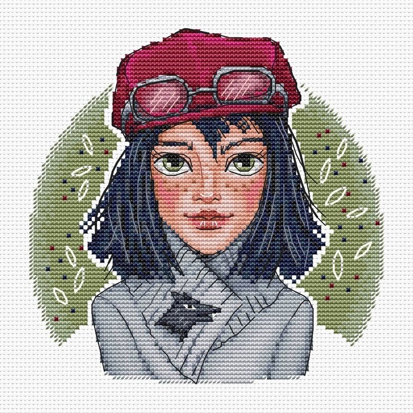 Схема для вышивки крестом «Красная Шапочка»