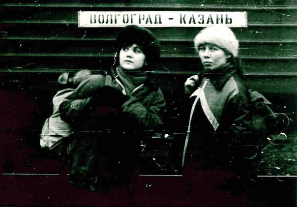 «Снежный десант» перед отправкой домой. Волгоград, 1983