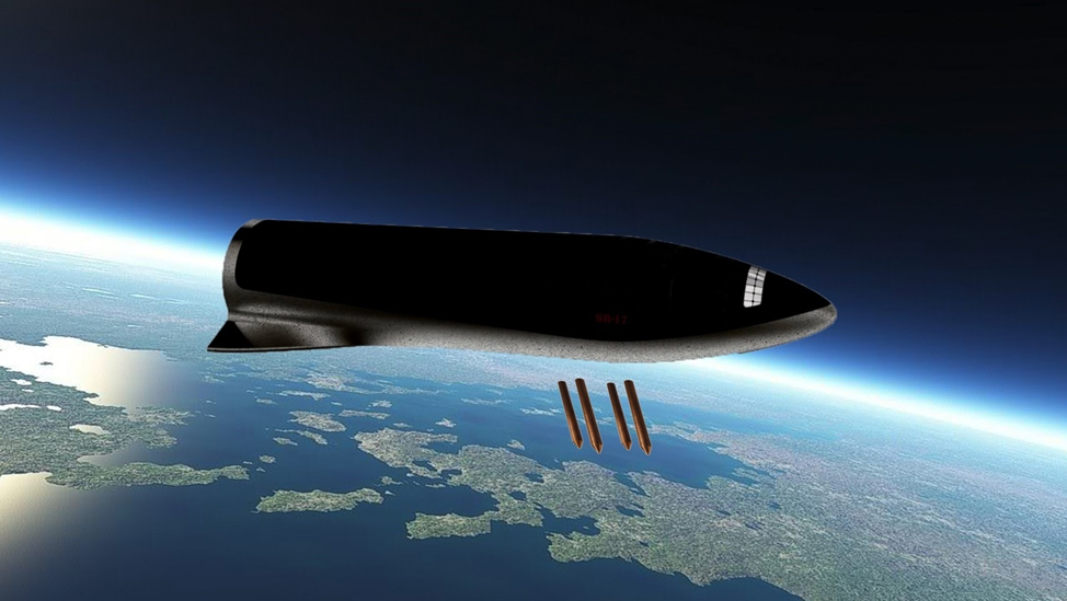 космическое оружие вольфрамовые стержни. кинетическое орудие. орбитальное оружие odin. орбитальное орудие. гиперзвуковое кинетическое оружие.