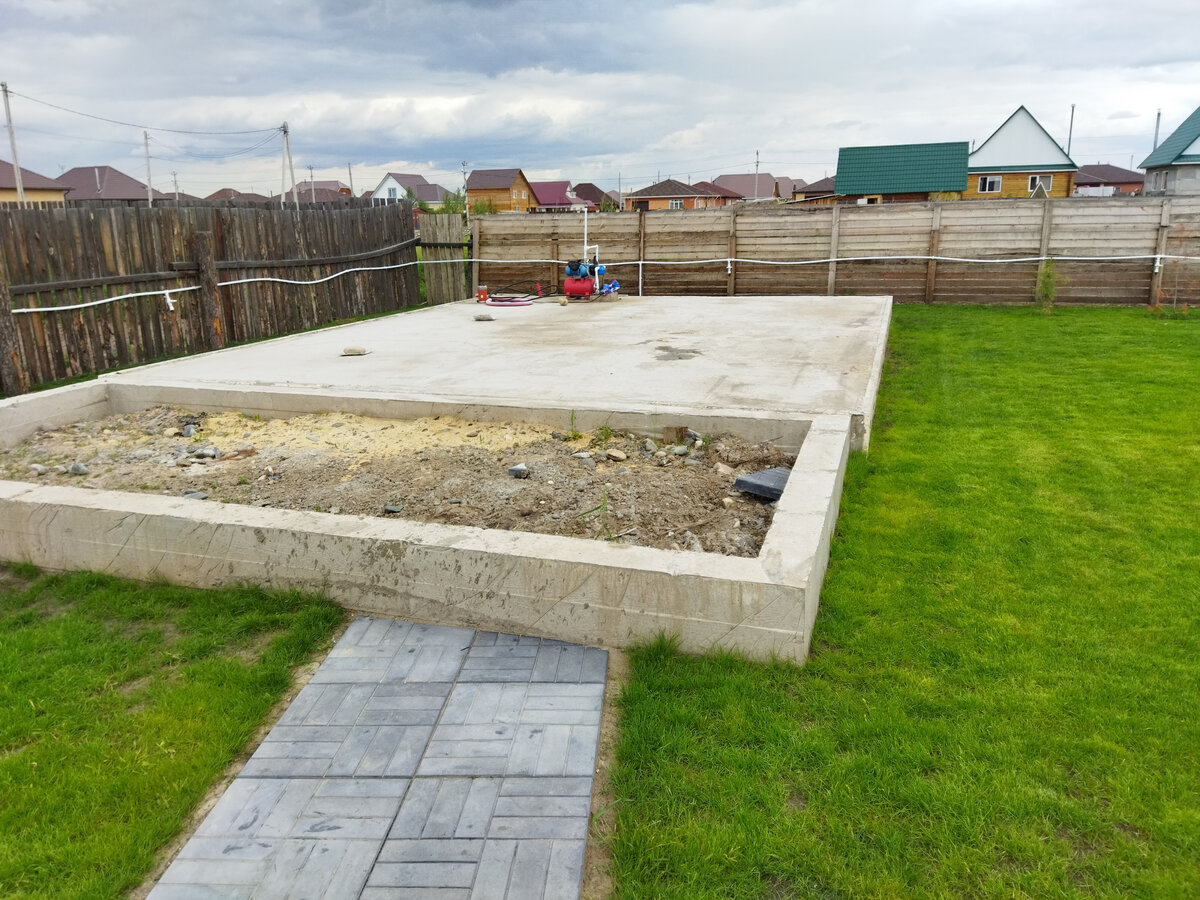 Фундамент для бани - УШП