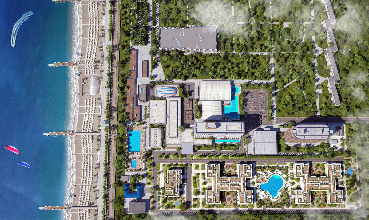 Курортный городок Сочи