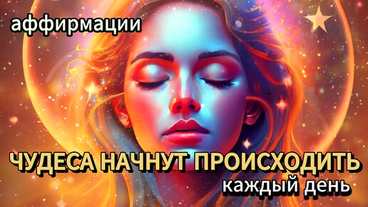 Чудеса начнут происходить каждый день. Аффирмации для исполнения желания. Доверие Вселенной