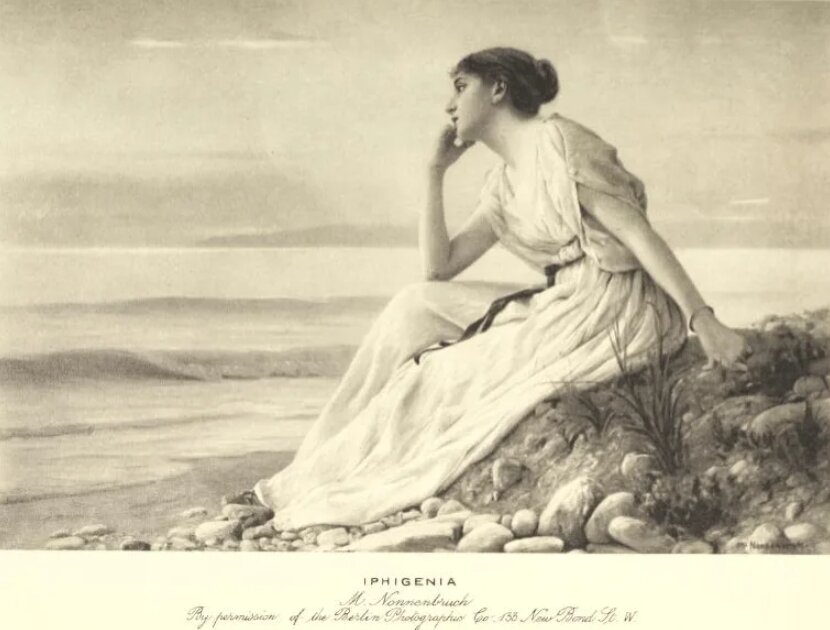 Ифигения на Фиоленте на Яшмовой пляже картина 18 век