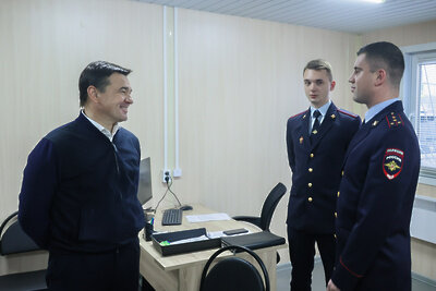    А.Ю.Воробьев. Новый пункт полиции в г.о. Котельники ©Константин Семенец Пресс-служба Губернатора и Правительства Московской области