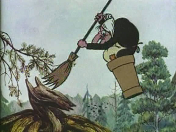 Кадр из советского мультика «Ивашка из Дворца пионеров»