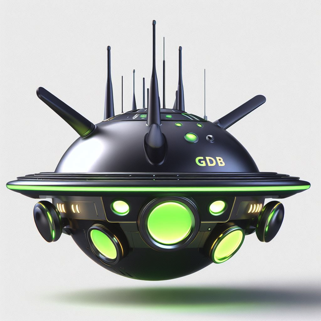 Каким был бы GDB, если бы он был космолётом