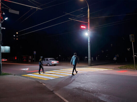    В Ростове-на-Дону появился первый умный пешеходный переход //Фото пресс-службы Ростелеком