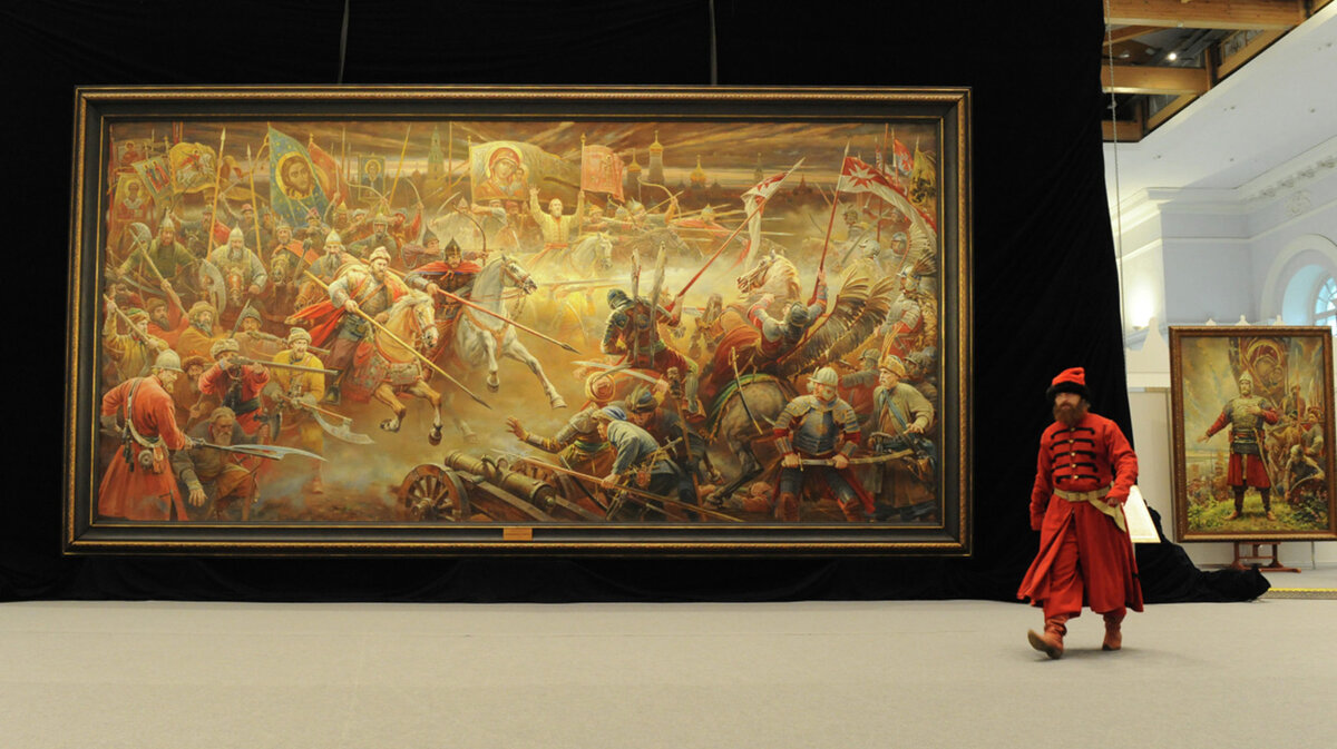 Игра посвящена событиям эпохи Смутного времени в России.  Фото: РИА Новости / Сергей Пятаков