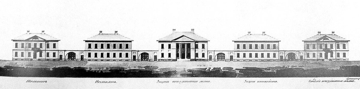 В.И. Гесте. План застройки Соборной площади со стороны Леонтьевской улицы. 1809 г.