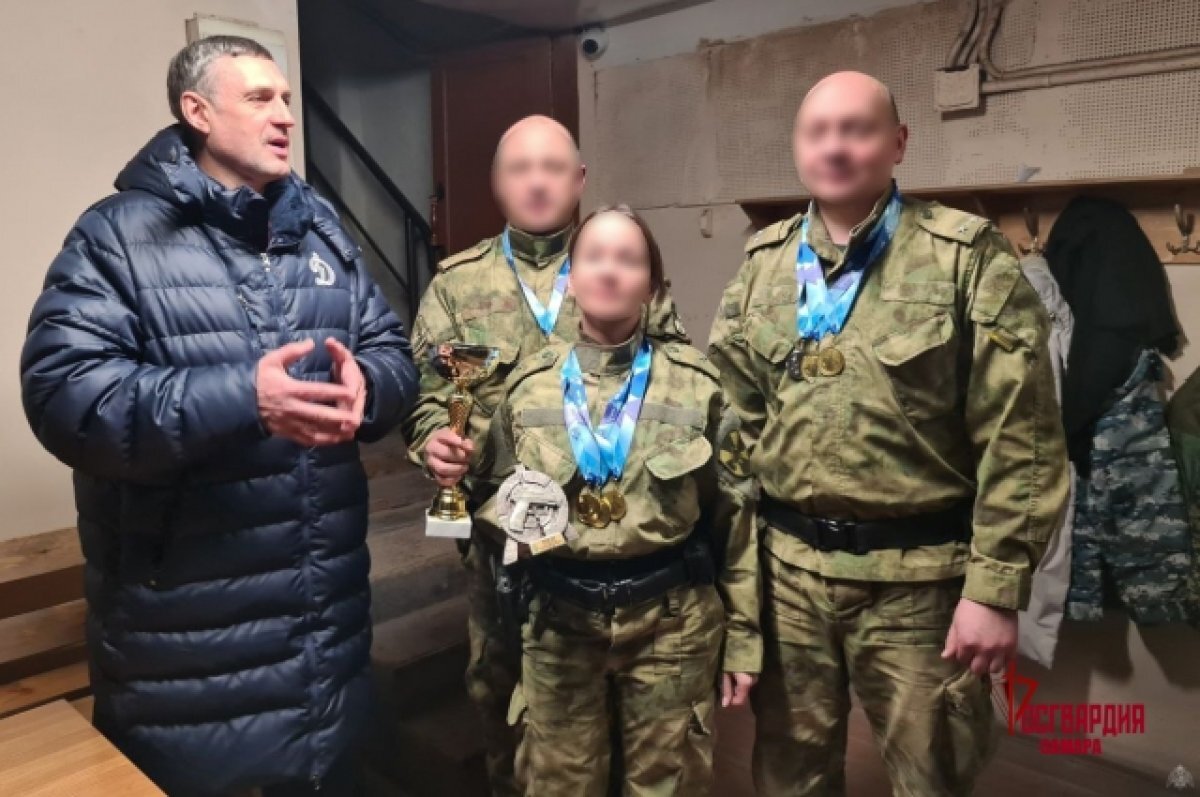    В Самаре росгвардейцы стали победителями соревнований по стрельбе