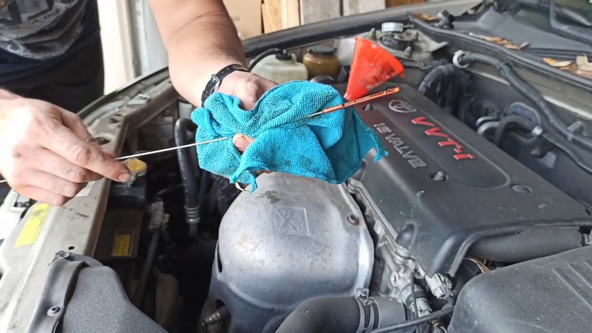 Замена масла на Toyota