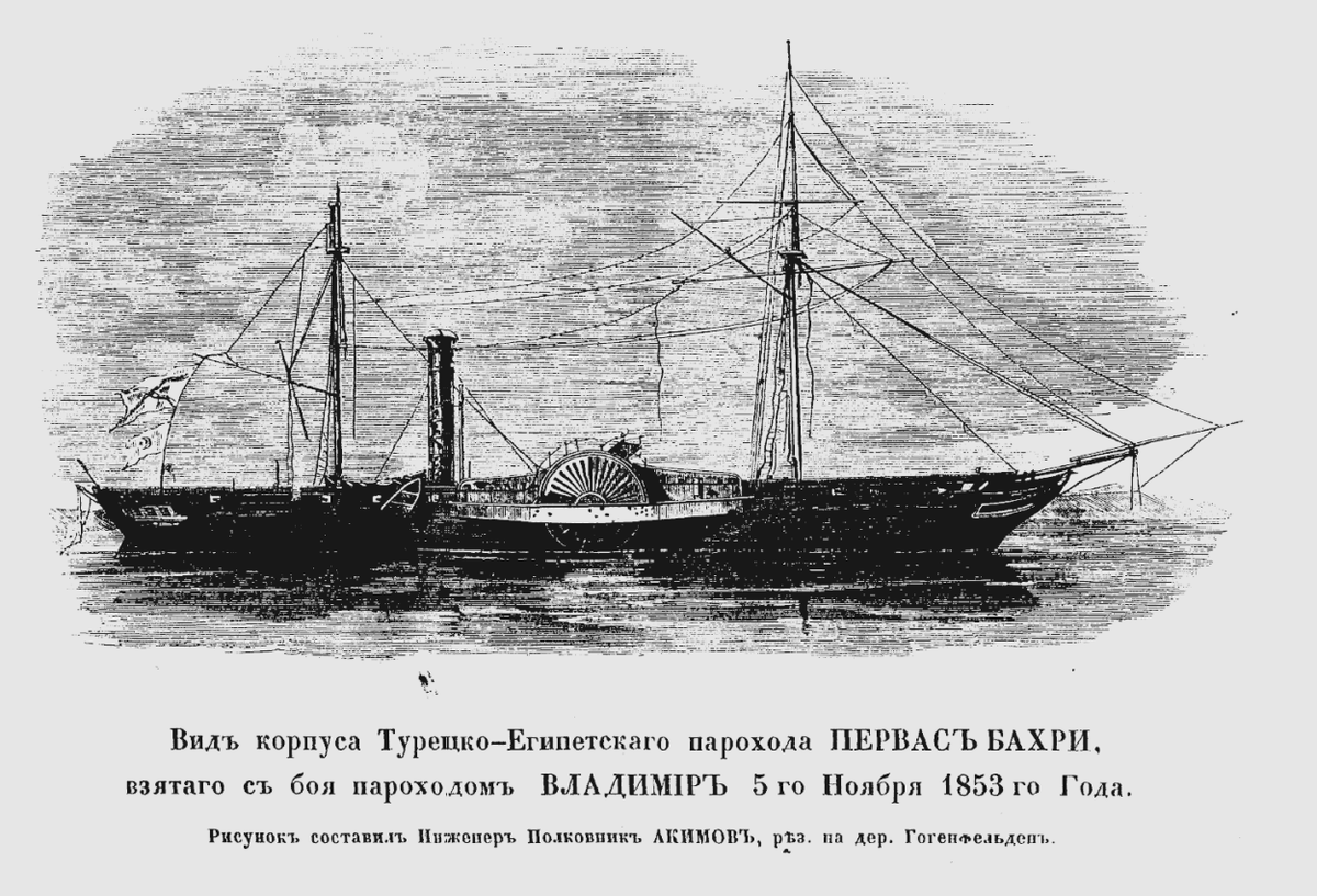 Первый русский пароход Елизавета 1815 г