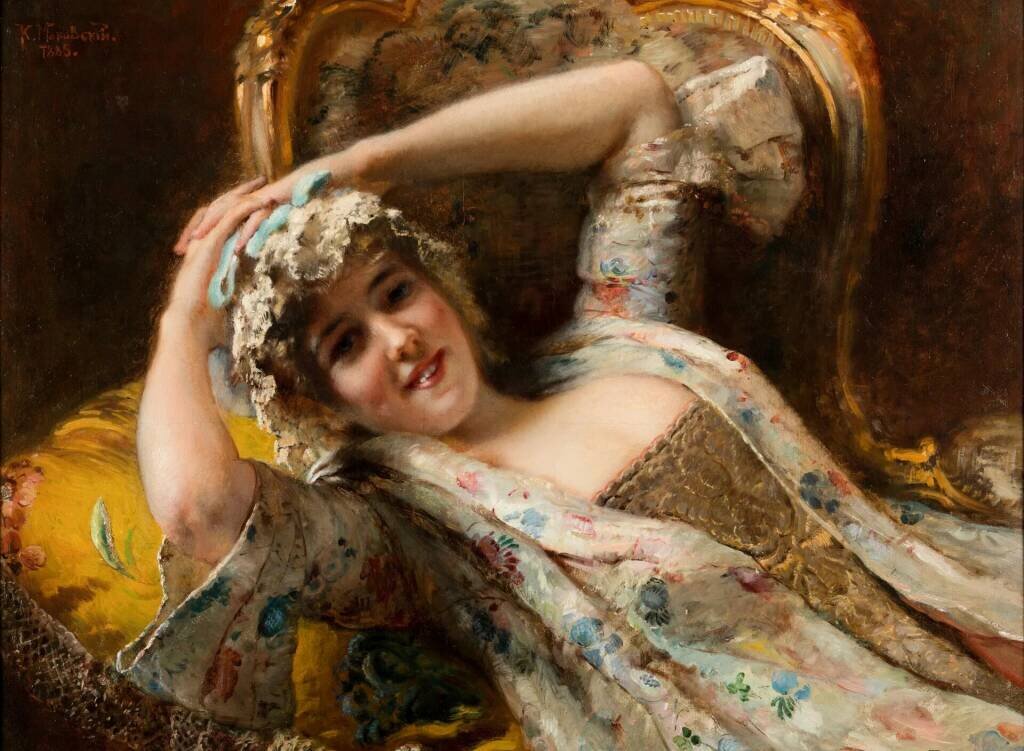 Константин Маковский «Кокетка»